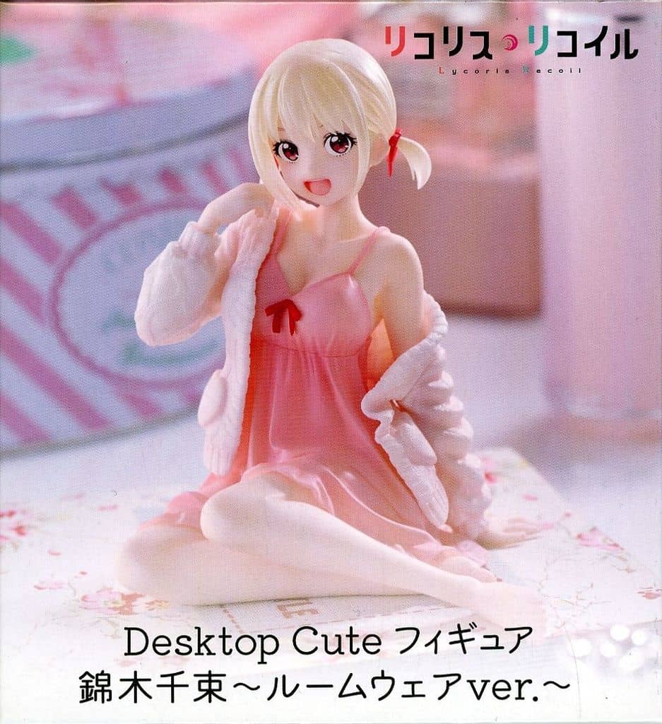 Lycoris Recoil Chisato Nishikigi Desktop Cute Figure Room Wear ver. Pre-owned 13cm Figure - Taito