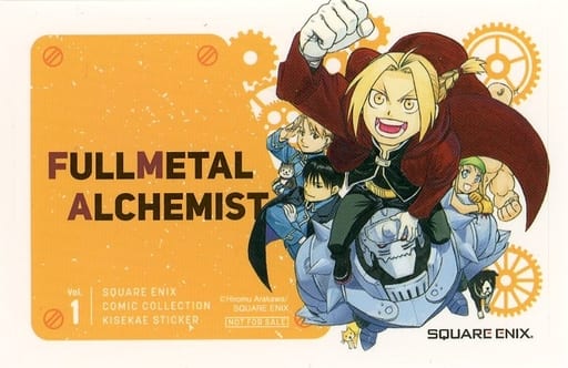 Fullmetal Alchemist Card Sticker (Square Enix Version)