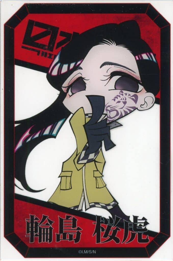 Nippon Sangoku Wajima Sakuratora Trading Acrylic Card