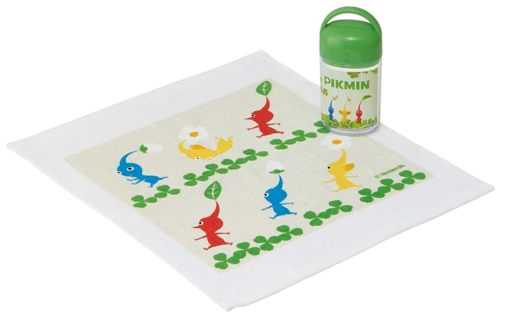Pikmin Antibacterial Towel and Case Set