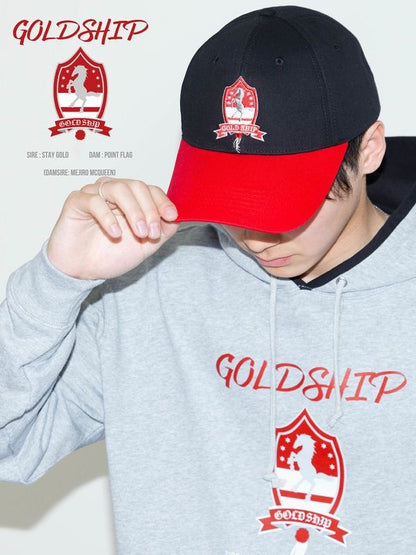 Gold Ship Cap - Brand New - Official JRA Racehorse Apparel - Adjustable