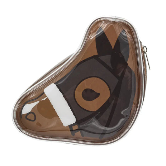 Almond Eye PVC Face Pouch - Japanese Racehorse Goods