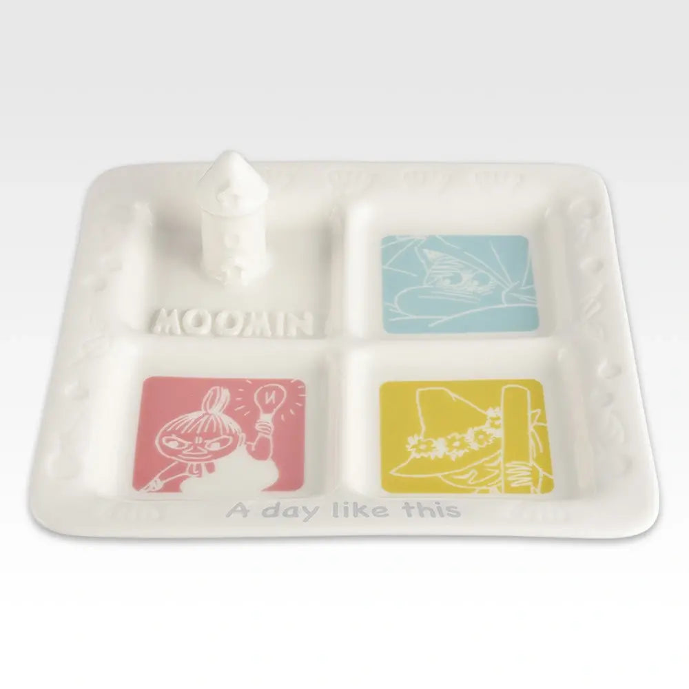 Ceramic Plate with Moomin House - Ichiban Kuji Last One Prize - Moomin