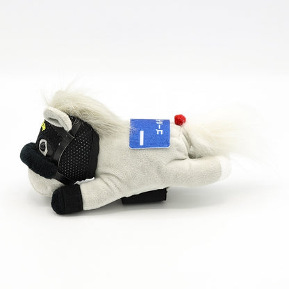 Gold Ship Idol Horse Clinging Mascot Plush - Brand New - Official JRA