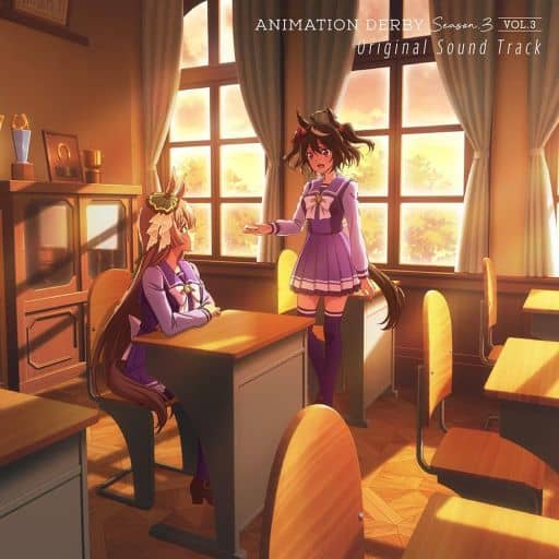 Umamusume Pretty Derby Season 3 ANIMATION DERBY Season 3 Vol.3 Original Soundtrack (2-CD) — Bandai Namco Filmworks / Lantis (Used)