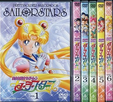 Sailor Moon Sailor Stars Standard Edition Vol.1-6 Complete Set (Toei Company) Pre-owned