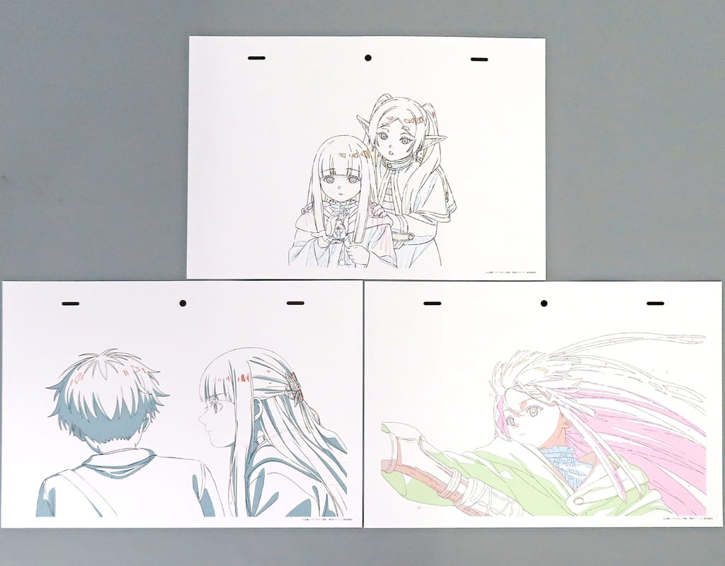 Frieren Anime Reproduction Artwork Three-Print Set C by Shogakukan - Used