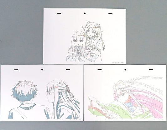 Frieren Anime Reproduction Artwork Three-Print Set C by Shogakukan - Used