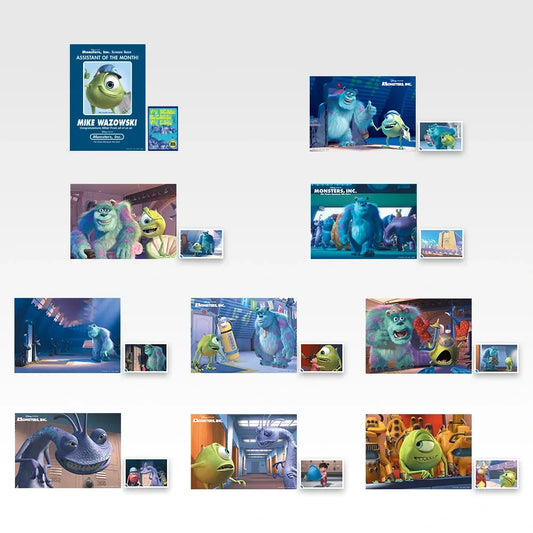Poster & Postcard Set (10 Types, Complete Set Available) - Ichiban Kuji J Prize - Monsters, Inc.