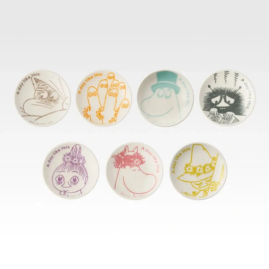1 Week Plate (7 Types, Complete Set Available) - Ichiban Kuji F Prize - Moomin