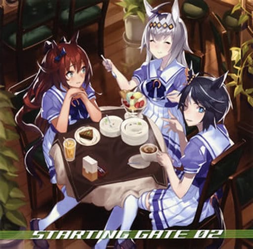 Maruzensky / Fujikiseki / Oguri Cap Music CD - Umamusume Pretty Derby STARTING GATE 02 (Lantis / Bandai Visual, Used)