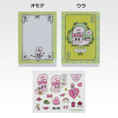 Sparkling Mini Clear File & Sticker (6 Types, Complete Set Available) 4