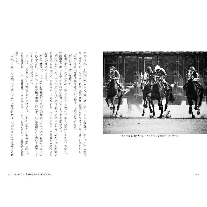 Rudolf's Back - Japanese Horse Racing Biography Book - 232 Pages