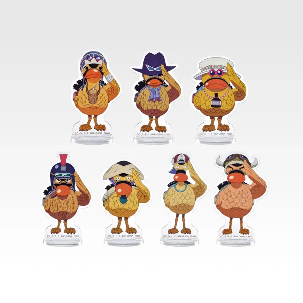 Super Spot-Billed Duck Squad Acrylic Stand (7 Types, Complete Set Available) - Ichiban Kuji F Prize - One Piece