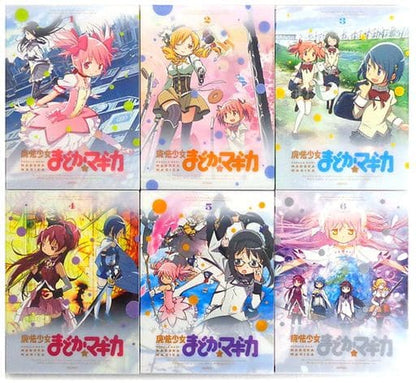 Puella Magi Madoka Magica Complete Production Limited Edition 6-Volume Set (Collector's Limited Box, HMV Full-Set Storage BOX Included) - Pre-owned