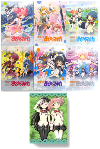 Puella Magi Madoka Magica Complete Production Limited Edition 6-Disc Box Set (Revised Version) with Animate Illustrated Full-Set Storage Box — Aniplex