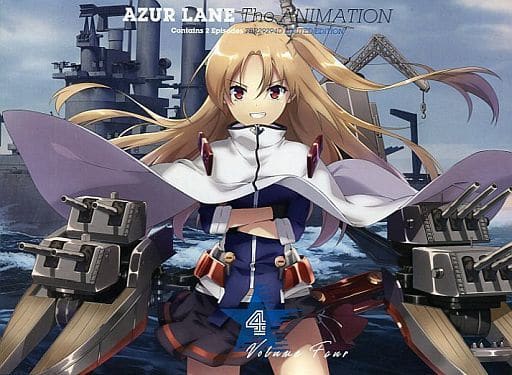 Azur Lane Vol. 4 Anime Video Disc First Production Limited Edition, Used