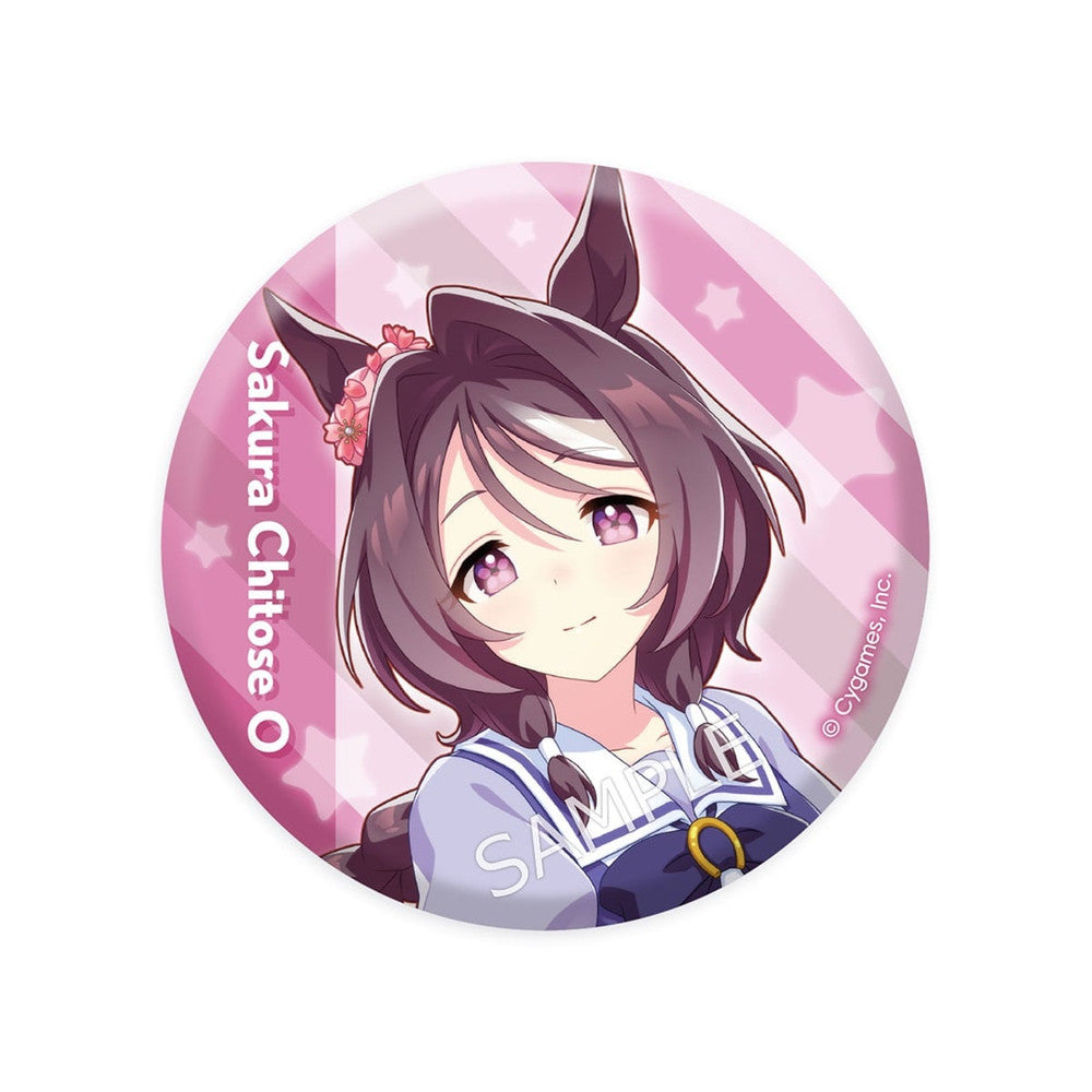 Sakura Chitose O Official Can Badge (Uniform Ver.) - 56mm Metal Pin Badge - Cygames / Umamusume: Pretty Derby (Pre-order Ships June 2026)