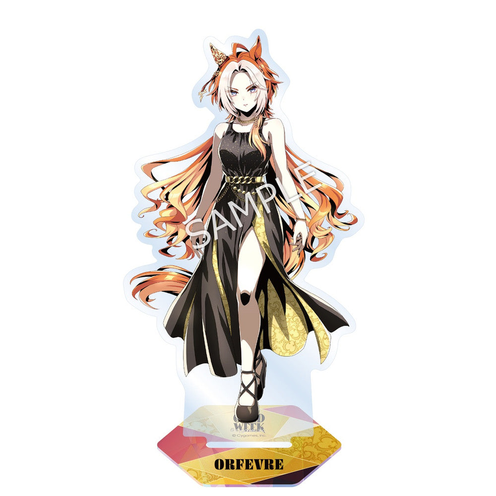 Orfevre Acrylic Stand (GOLD WEEK Ver.) - Umamusume: Pretty Derby Official Cygames Acrylic Stand 87×152mm (New)