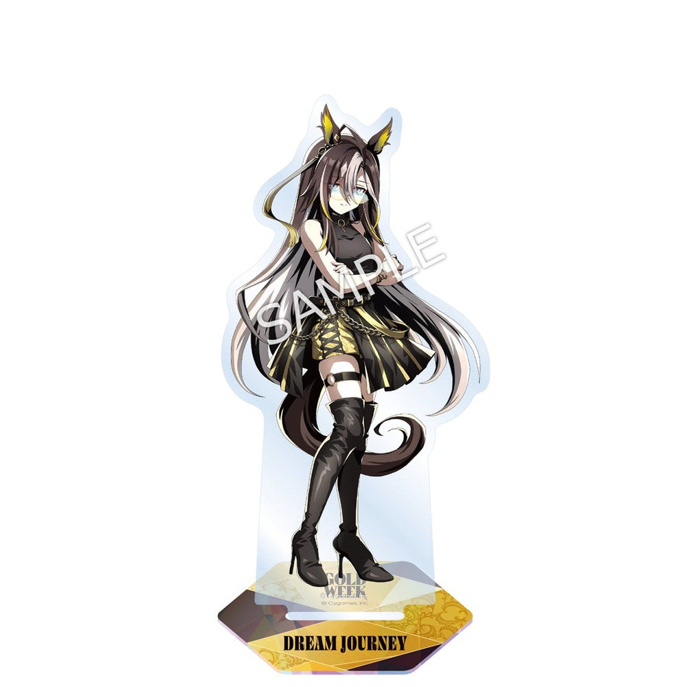 Dream Journey Acrylic Stand (GOLD WEEK Ver.) - Umamusume: Pretty Derby Official Cygames Acrylic Stand, 137mm Tall, Brand New