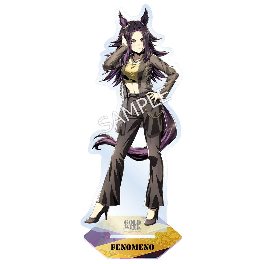 Fenomeno Acrylic Stand (GOLD WEEK Ver.) - Umamusume: Pretty Derby Official Cygames Acrylic Stand 69×159mm