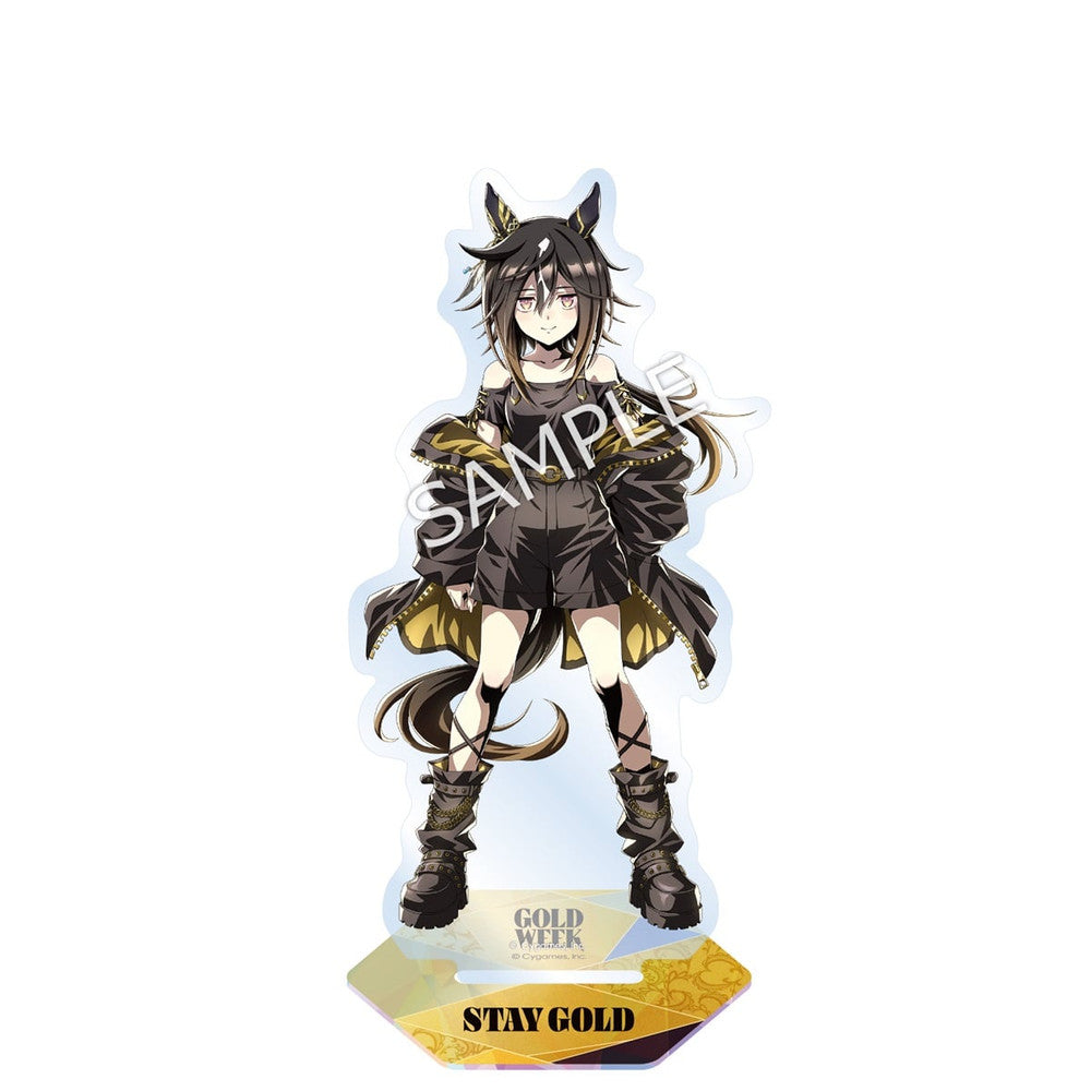 Stay Gold Acrylic Stand (GOLD WEEK Ver.) - Umamusume: Pretty Derby - Cygames Official Acrylic Stand 70×134mm (New)