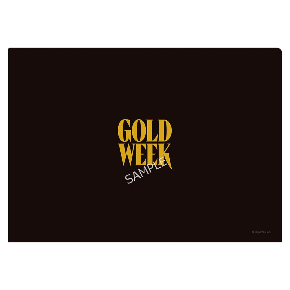 Umamusume: Pretty Derby Official Metallic Clear File (GOLD WEEK Ver.) A4 PP — Cygames Official Pre-order (Ships Nov 2026)
