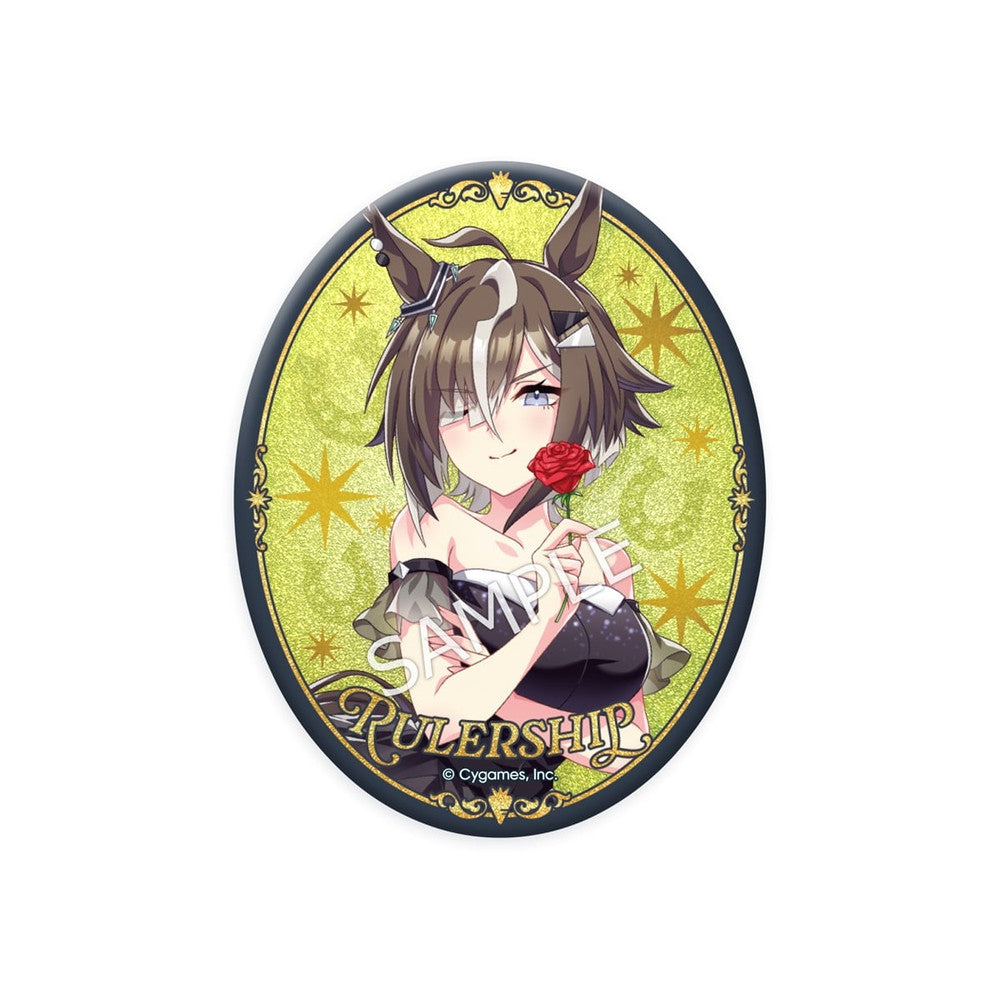 Umamusume Pretty Derby Rulership Glitter Can Badge - 5.5th Anniversary - Pre-order