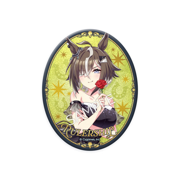 Rulership Glitter Can Badge - 5.5th Anniversary - Pre-order - Umamusume Pretty Derby
