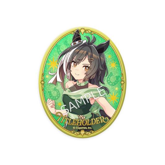 Titleholder Glitter Can Badge - 5.5th Anniversary - Pre-order - Umamusume Pretty Derby