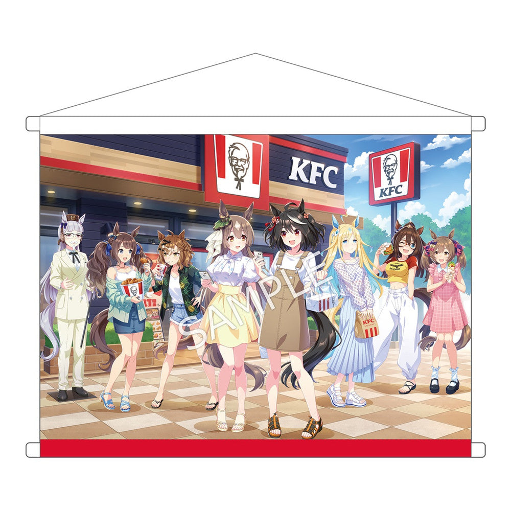Umamusume Pretty Derby KFC Collaboration Reversible B2 Tapestry - Pre-order