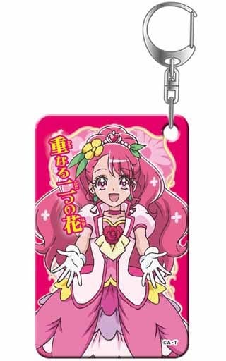 Cure Grace Hologram Plate Keyholder Vol.3 - Pretty Cure All Stars Keychain (Approx. 55 x 91 mm, Brujula) Pre-owned