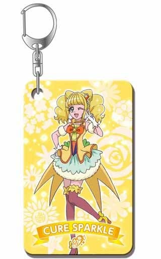 Cure Sparkle Pretty Cure All Stars Hologram Plate Keychain Vol.3 - Pre-owned (Approx. 55 x 91 mm)