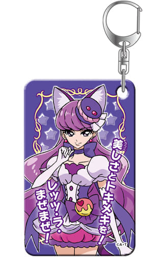 Cure Macaron Keychain - Pretty Cure All Stars Kirari☆Plate Keyholder Vol.3 (Hologram Plate, Approx. 55 x 91 mm) - Brujula - Used