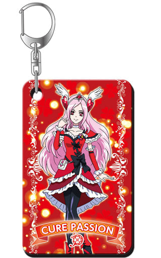 Cure Passion Kirari Plate Keyholder Vol.3 - Pretty Cure All Stars Hologram Plate Keychain (Approx. 55 x 91 mm) - Pre-owned