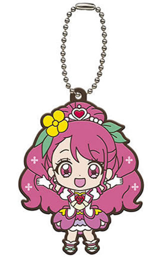 Cure Grace Capsule Rubber Mascot Keychain - Pretty Cure Miracle Leap: A Mysterious Day with Everyone (Bandai, Pre-owned, Ball Chain)