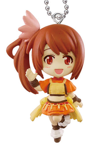 Yui Tsuruno Keychain Mascot - Magia Record: Puella Magi Madoka Magica Side Story (Takara Tomy Arts, Approx. 4 cm) Pre-owned
