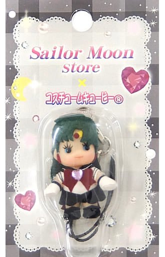 Super Sailor Pluto Store Original Costume Kewpie Keychain - Sailor Moon Store Exclusive (Brand: S&S) - Length Approx. 4 cm - Pre-owned