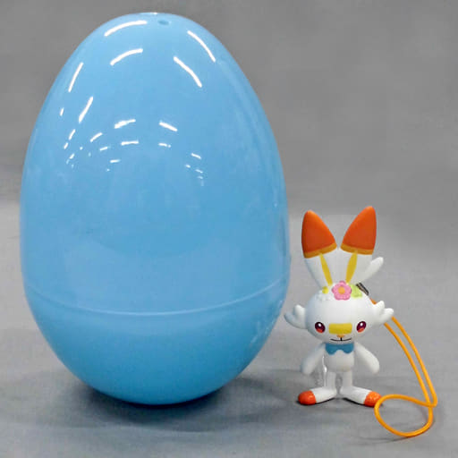Scorbunny Egg Case Figure - Pokémon Center Exclusive PVC Egg-Case Figure Approx 9.8cm (Pre-owned)