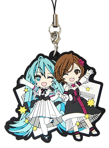 Hatsune Miku & MEIKO Rubber Strap - Hatsune Miku Symphony 2018-2019 Special Seat Bonus (Approx. 5 x 6 cm, pre-owned)