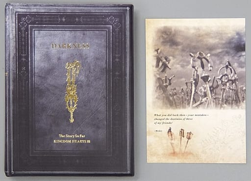 Kingdom Hearts Dark Chapter Photo Album with 1 Illustration Card