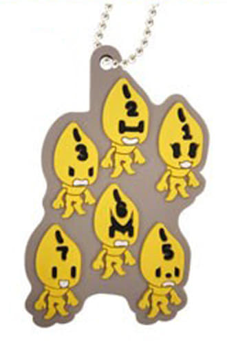 Sex Pistols JoJo's Bizarre Adventure: Golden Wind Pita-Pata-Pop Rubber Mascot Stand Keychain by Hase-Pro and Bandai