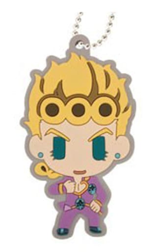 Giorno Giovanna JoJo's Bizarre Adventure: Golden Wind JoJo's Pita-Pata Pop Rubber Mascot Keychain by Hasepro and Bandai