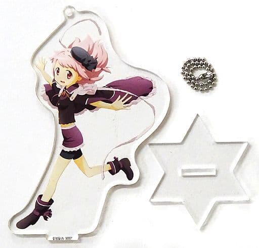 Ui Tamaki Acrylic Keychain - Puella Magi Madoka Magica Magia Record - Shaft Ten 1st Anniversary Exhibition Goods (Approx. 105 x 147 mm) Pre-owned