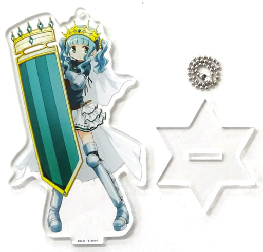 Sana Futaba Acrylic Keychain - Puella Magi Madoka Magica - Shaft Ten 1st Anniversary Shaft Original Art Exhibition Goods (With Stand, Pre-owned)