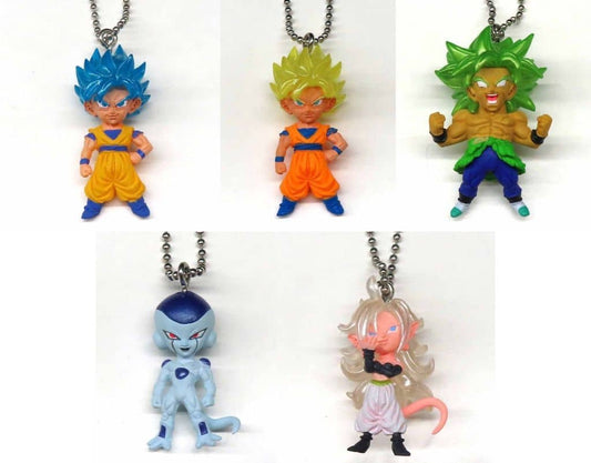 Dragon Ball Super UDM THE BEST 34 Keychain Mascot Full Set of 5 - Bandai (Ball Chain Capsule Toy)