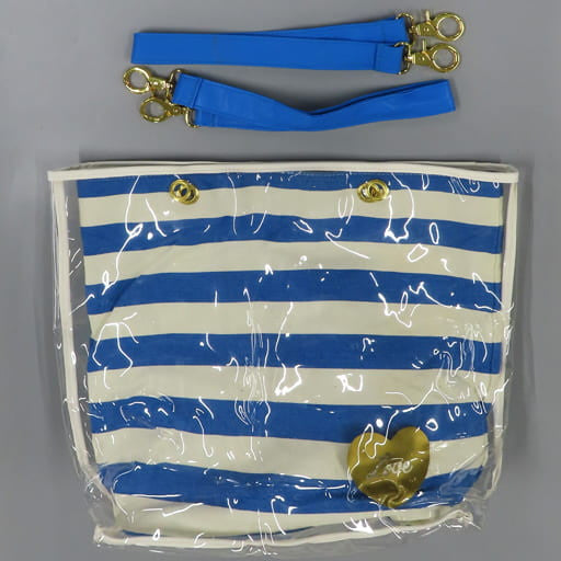 SWIMMER Love Border Tote - Blue