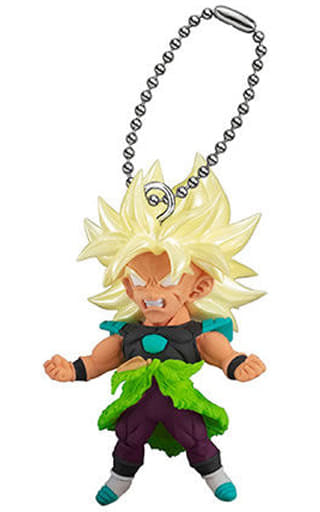 Super Saiyan Broly Keychain - Dragon Ball Super UDM BURST 43 (Bandai) Capsule Toy with Ball Chain