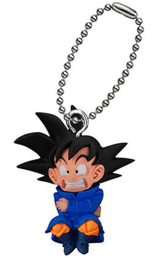 Son Goku (Cold-Weather Coat ver.) Dragon Ball Super UDM BURST 43 Keychain - Bandai (Used, Capsule Toy)