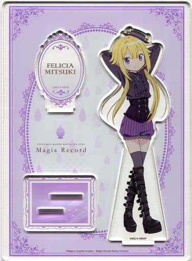 Mizuki Felicia Acrylic Stand - Puella Magi Madoka Magica - Bandai Namco - Approx. 180 mm (Pre-owned)